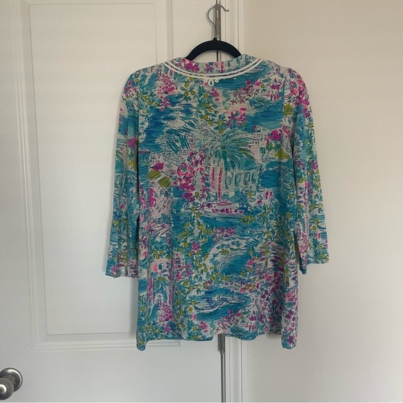 Lilly Pulitzer Kaia Knit Tunic Postcards from Positano - Picture 3 of 9